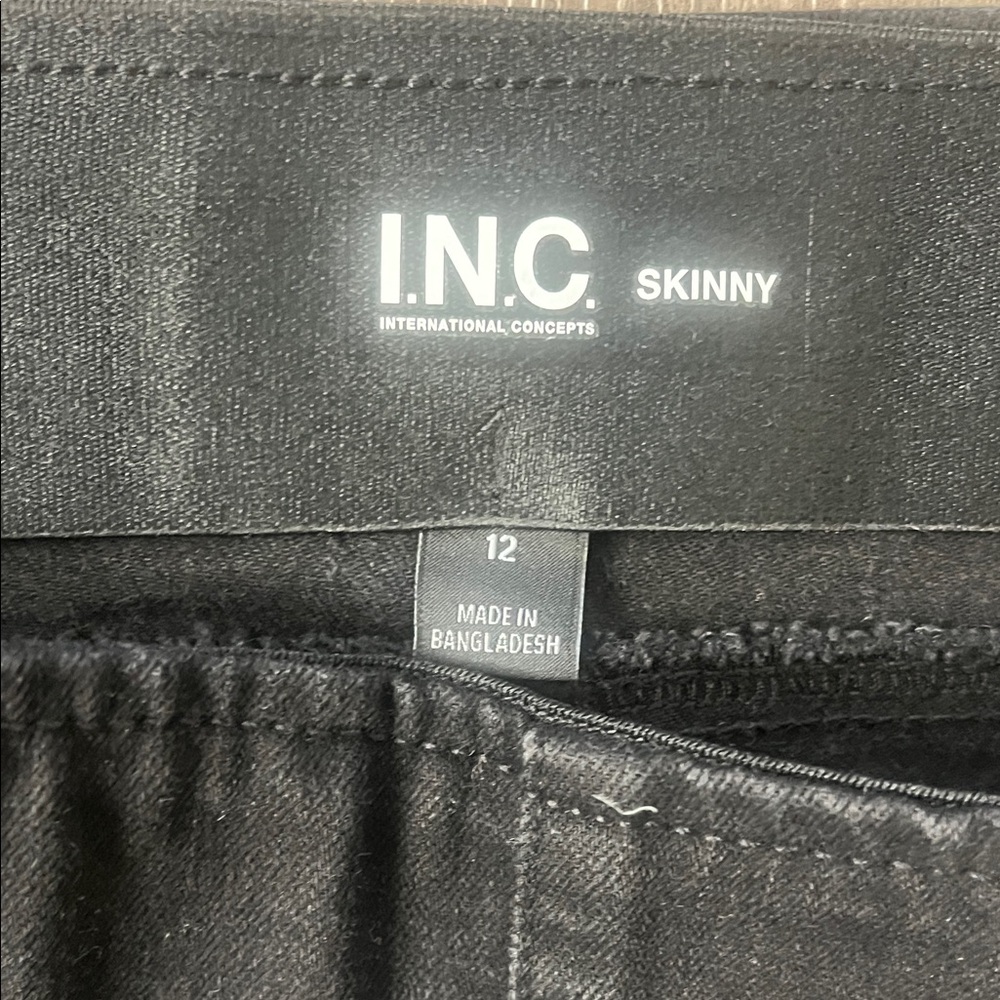 INC International Concepts Black Ankle Pants - Picture 4 of 5